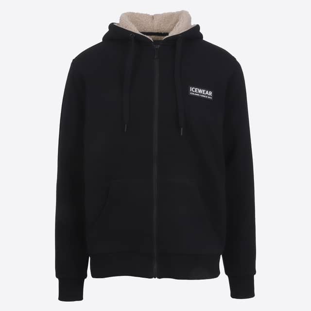 Sölvaklettur zipped lined hoodie  